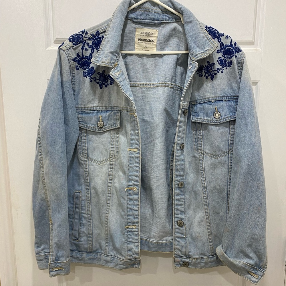 Embroidered Denim Jacket